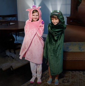 ❄️ Manta Capa Infantil Con Luz En Los Ojos ❄️